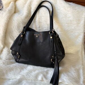 Michael Kors Black Leather Handbag